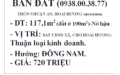 Đất ở trung tâm xã Hoài Hương